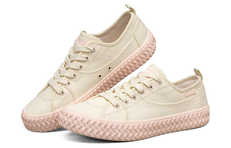 (WMNS) Skechers Street Trax Low-Top Sneakers White/Pink 66666305-OFWT