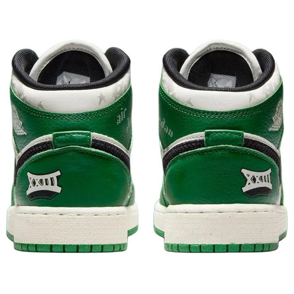 (GS) Air Jordan 1 Mid SE 'Pine Green' HF3200-300