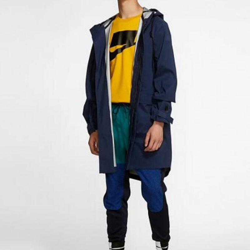Men's Nike Lab Hooded Sports Windbreaker Jacket Blue CD6807-410
