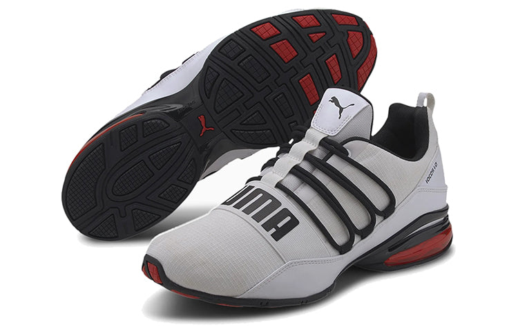PUMA Cell Regulate Mesh Low-top Running Shoes Black/Grey/Red 193720-03