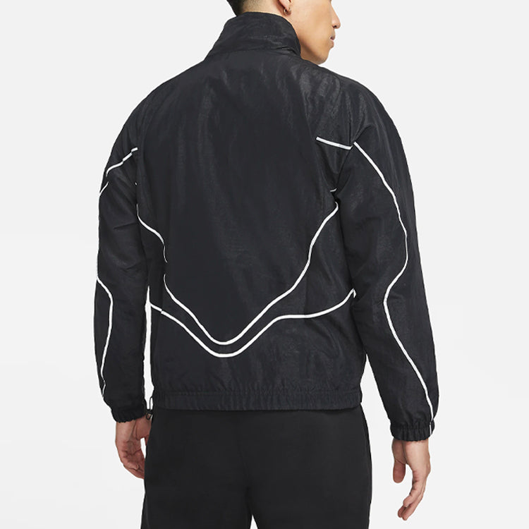 Air Jordan Paris Saint-Germain Logo Sports Jacket Black CZ0787-010