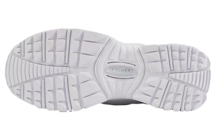 (WMNS) Skechers D'lites White/Silver 13415-WSL