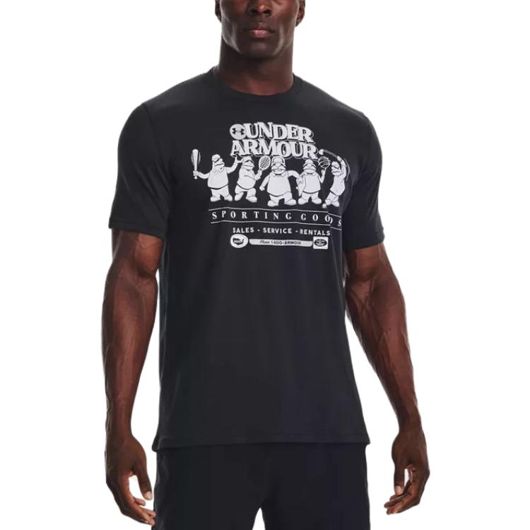 Under Armour Coach Sporting Goods T-shirt 'Black' 1376854-001