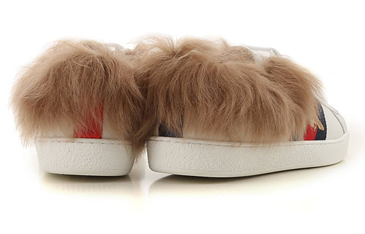 (WMNS) Gucci Ace Wool Embroidered 'Bee' 496093-0FI50-9096