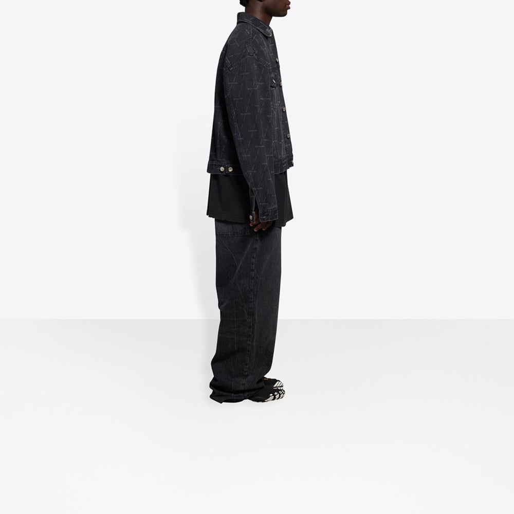 Balenciaga Denim Jacket Large Fit 'Charcoal' 620731TJW411052