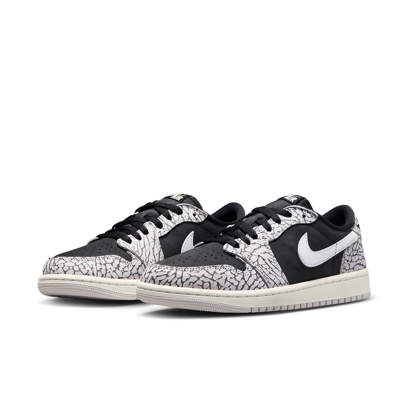 (WMNS) Air Jordan 1 Retro Low OG 'Black Cement' CZ0775-001