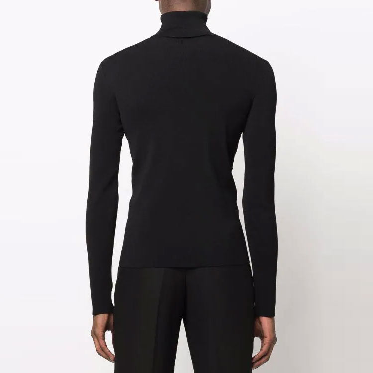 Balenciaga Fitted Turtleneck Sweater 'Black' 682003T51751000