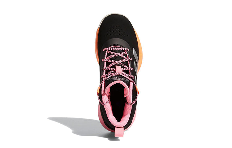 (GS) adidas Cross 'Em Up 5 Wide 'Black Beam Pink' GX4793