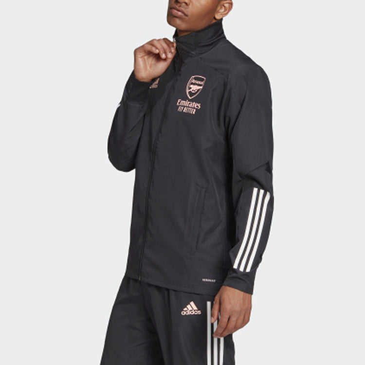 adidas Arsenal Soccer/Football Sports Jacket Black FQ6245