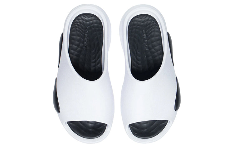 Li-Ning Counterflow Shock Absorption Sports Slippers Unisex 'Standard White Black' AGAS028-1