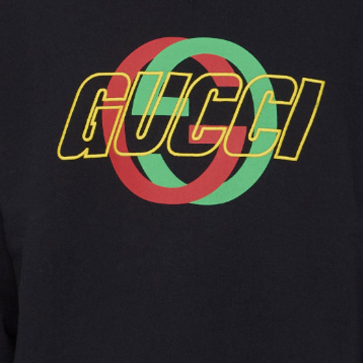 Gucci Cotton Jersey Sweatshirt With Embroidery 'Black' 768460-XJGA1-1162