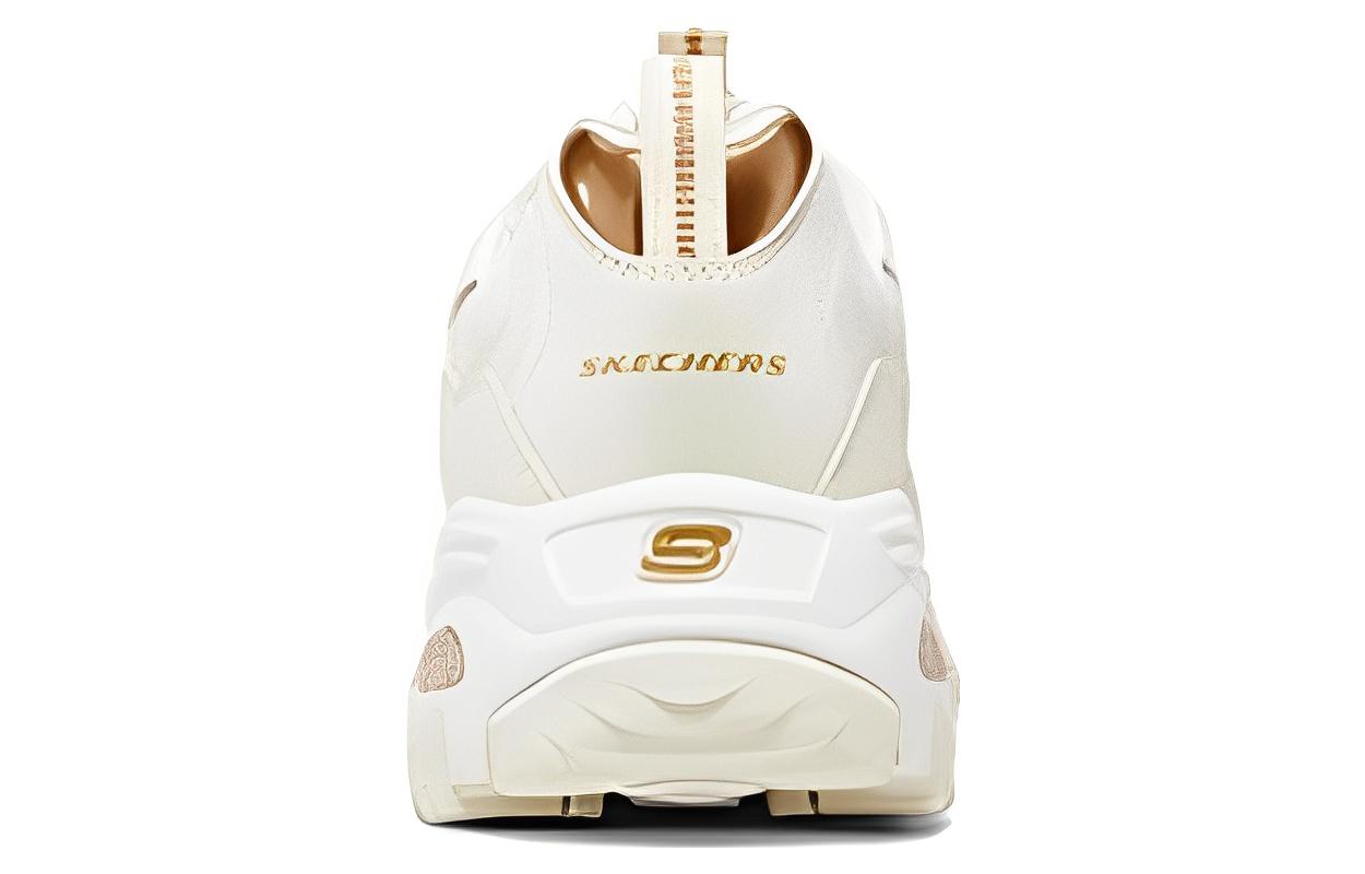 (WMNS) Skechers D'lites 1.0 Marathon Running Shoes 'Beige White' 896242-OFWT