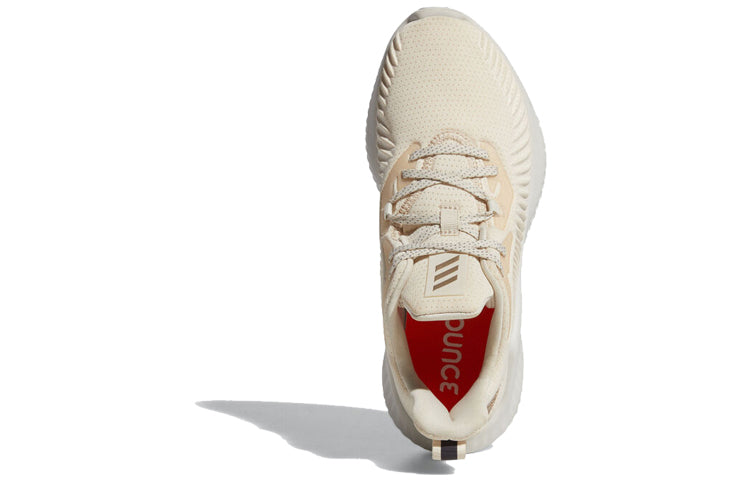 (WMNS) adidas Alphabounce+ Run 'White Brown' G28568