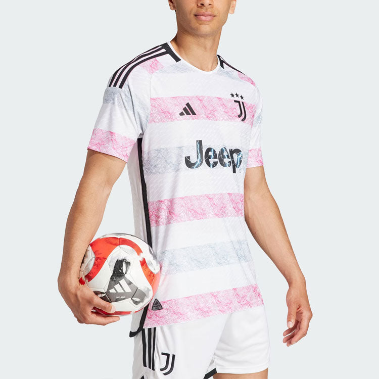 adidas Juventus 23/24 Away Authentic Jersey 'White' HR8246