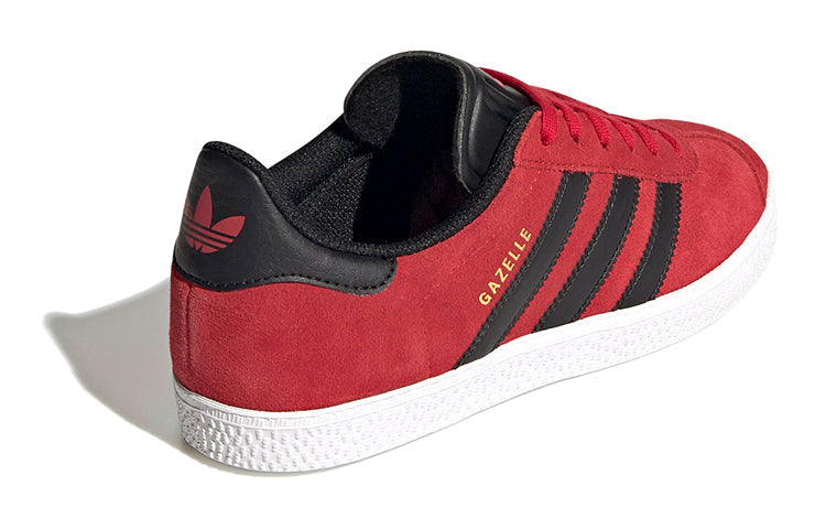 (GS) adidas Gazelle J 'Red Black White' FV2682