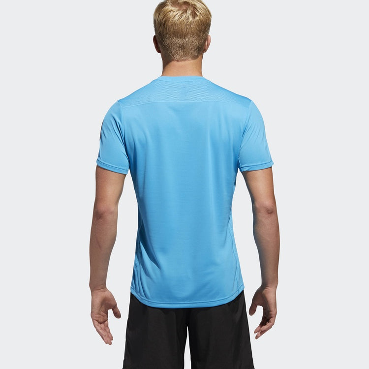 adidas Own The Run Sports Short Sleeve Tee 'Red Grey' DX1313