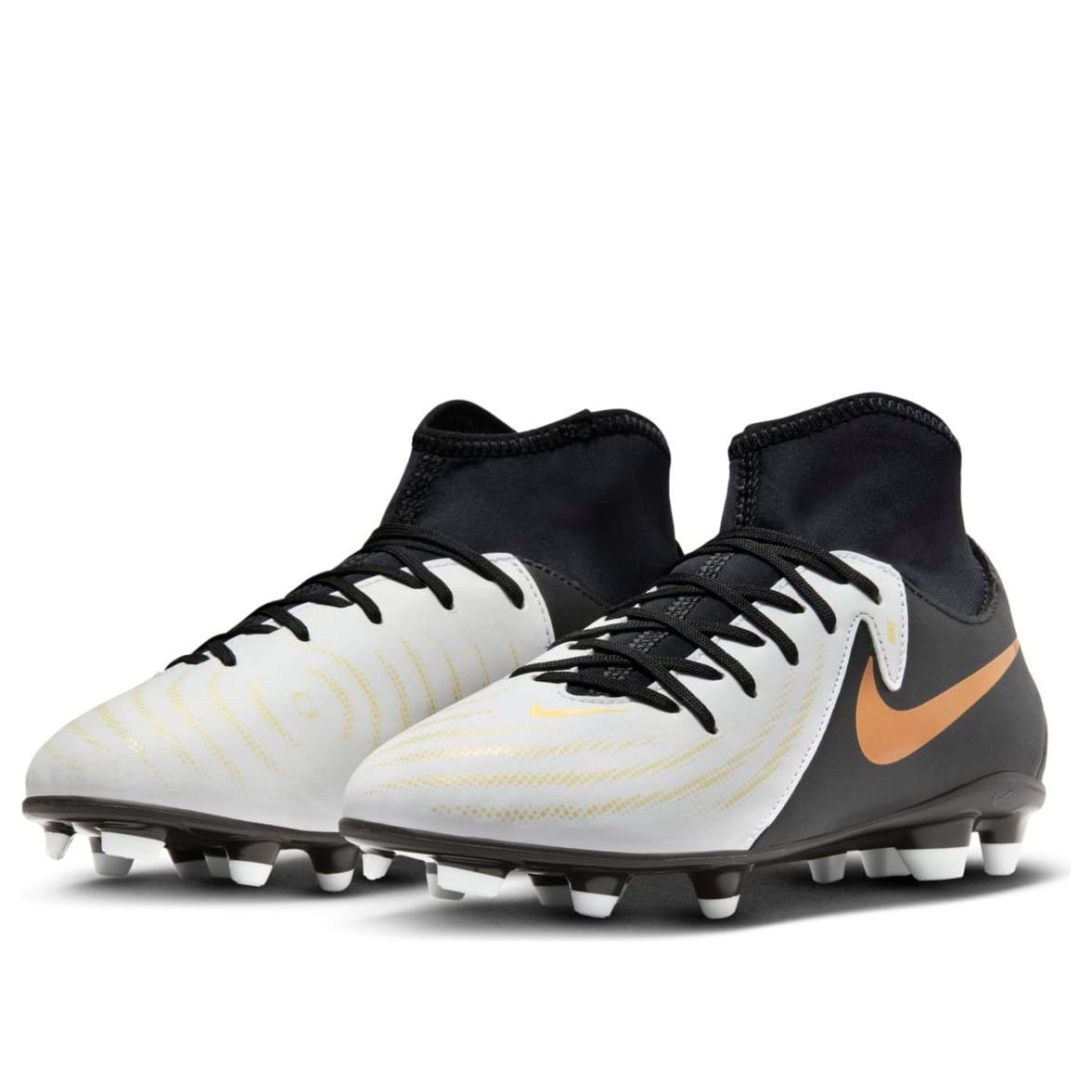 (GS) Nike Phantom Luna 2 Club MG 'White Metallic Gold Black' FJ2601-100