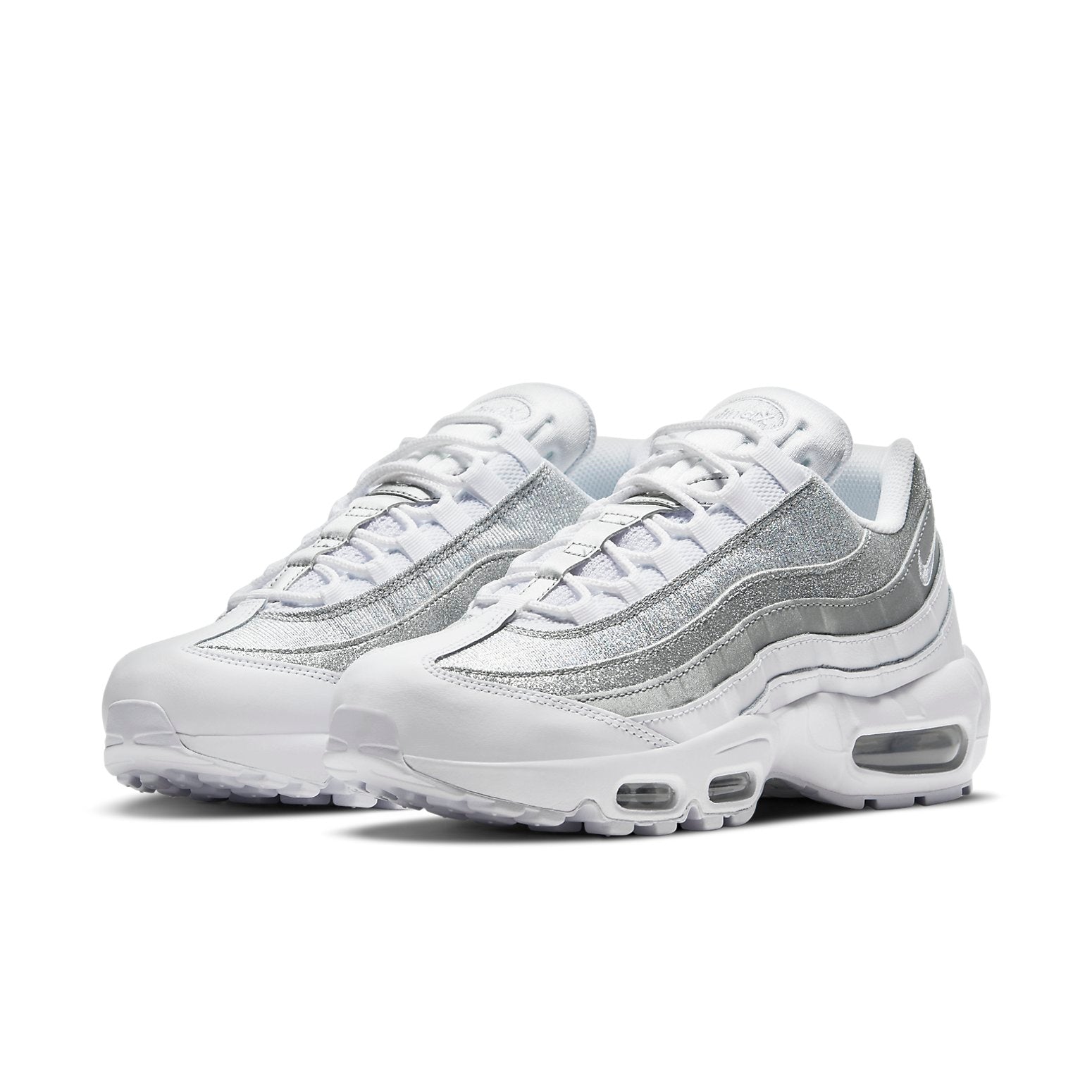 (WMNS) Nike Air Max 95 'White Metallic Silver' DH3857-100
