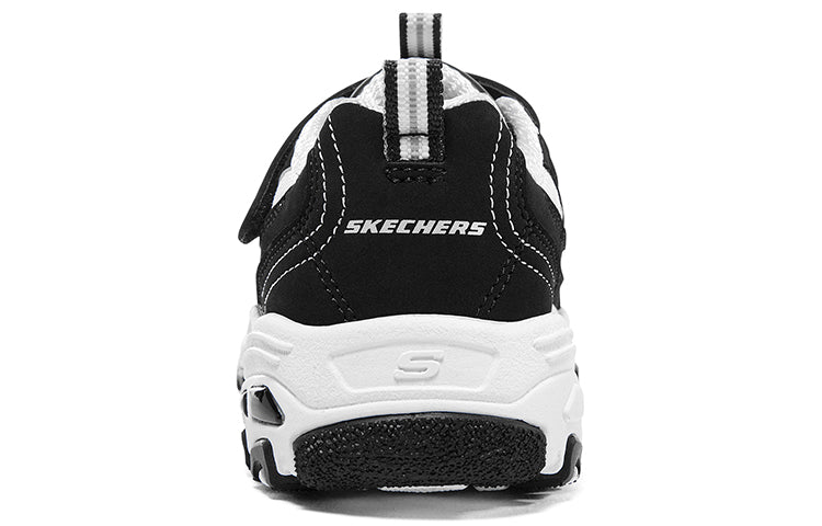 (GS) Skechers D'Lites Shoes 'Black White' 405221N-BKW