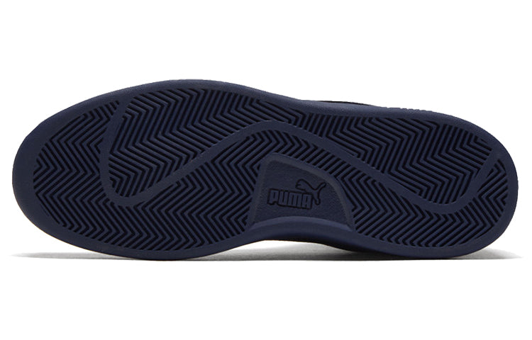 PUMA Smash V2 Mid Wtr Fleece Blue/Black Mid Board Shoes 366810-04