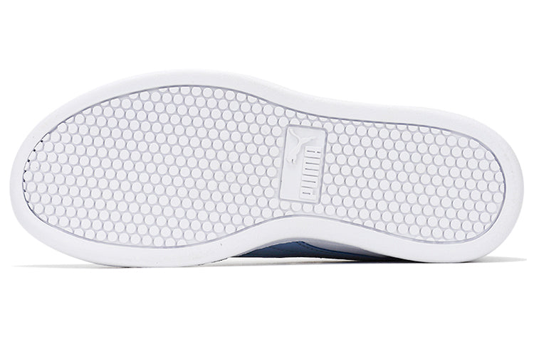 PUMA Unisex Match Star Low-Top Sneakers White/Blue 380204-09