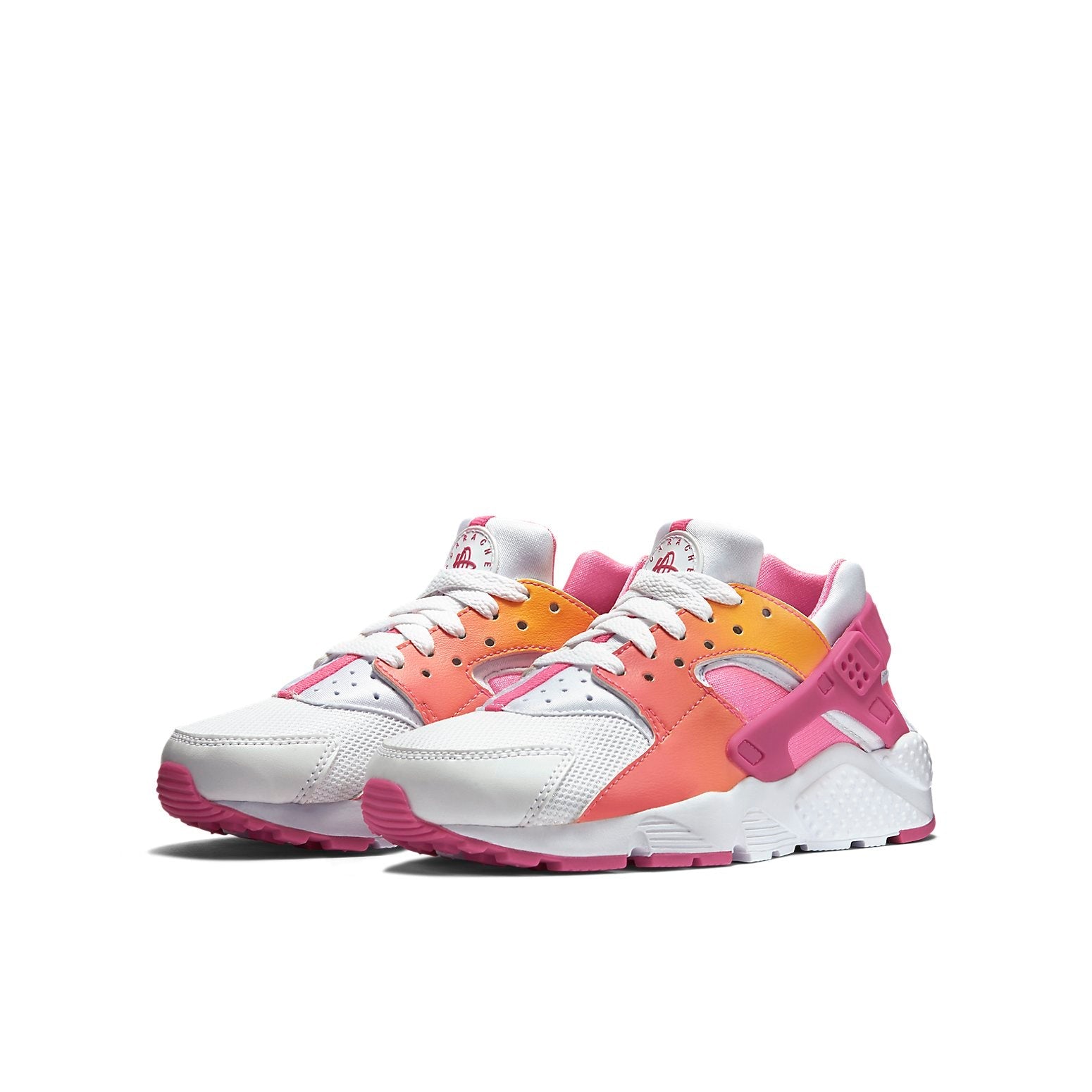 (GS) Nike Huarache White/Red 654280-103