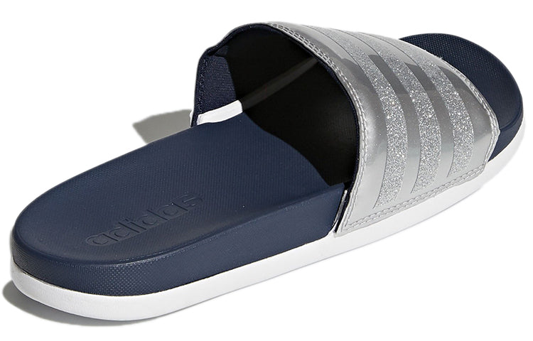 (WMNS) adidas Adilette Cloudfoam Plus 'Silver Blue' CG3411