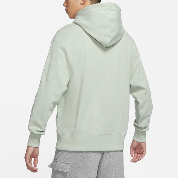 Men's Nike Sportswear French Terry Embroidered Logo Solid Color Green DA0024-017