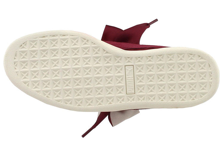 (WMNS) PUMA Suede Heart Quilt 'Cordovan' 365462-01