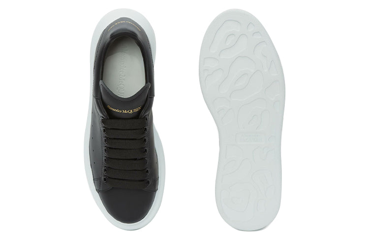 (WMNS) Alexander McQueen Oversized Sneaker 'Black' 553770WHGP01000