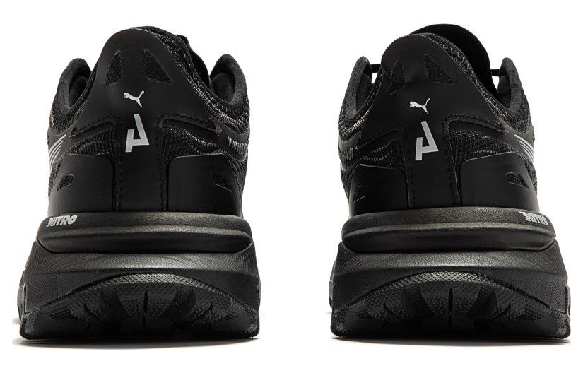 (WMNS) PUMA Voyage Nitro 2 'Black Metallic Silver' 376946-01