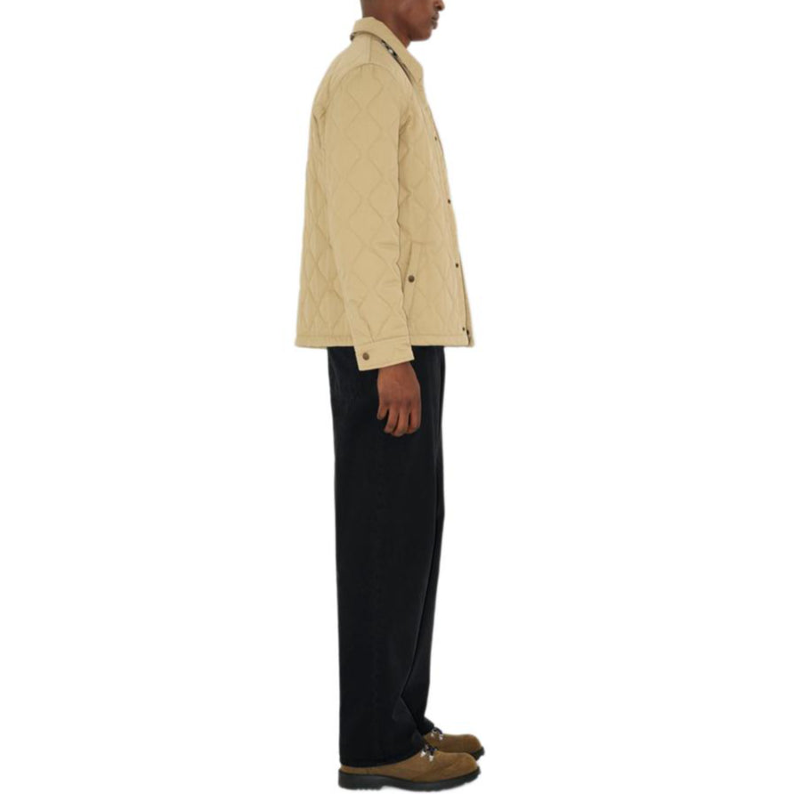 Burberry 25 Long Sleeved Quilted Gabardine Jacket 'Beige' 81101801