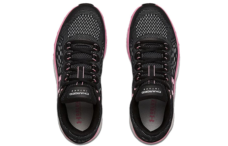 (WMNS) Under Armour Charged Intake 4 Black/Pink 3022601-002