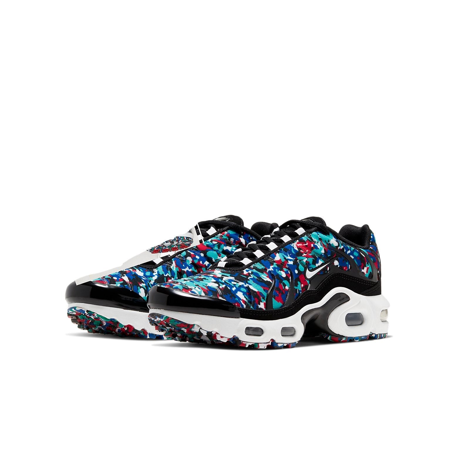 (GS) Nike Air Max Plus 'Black Hyper Blue' CU4623-001