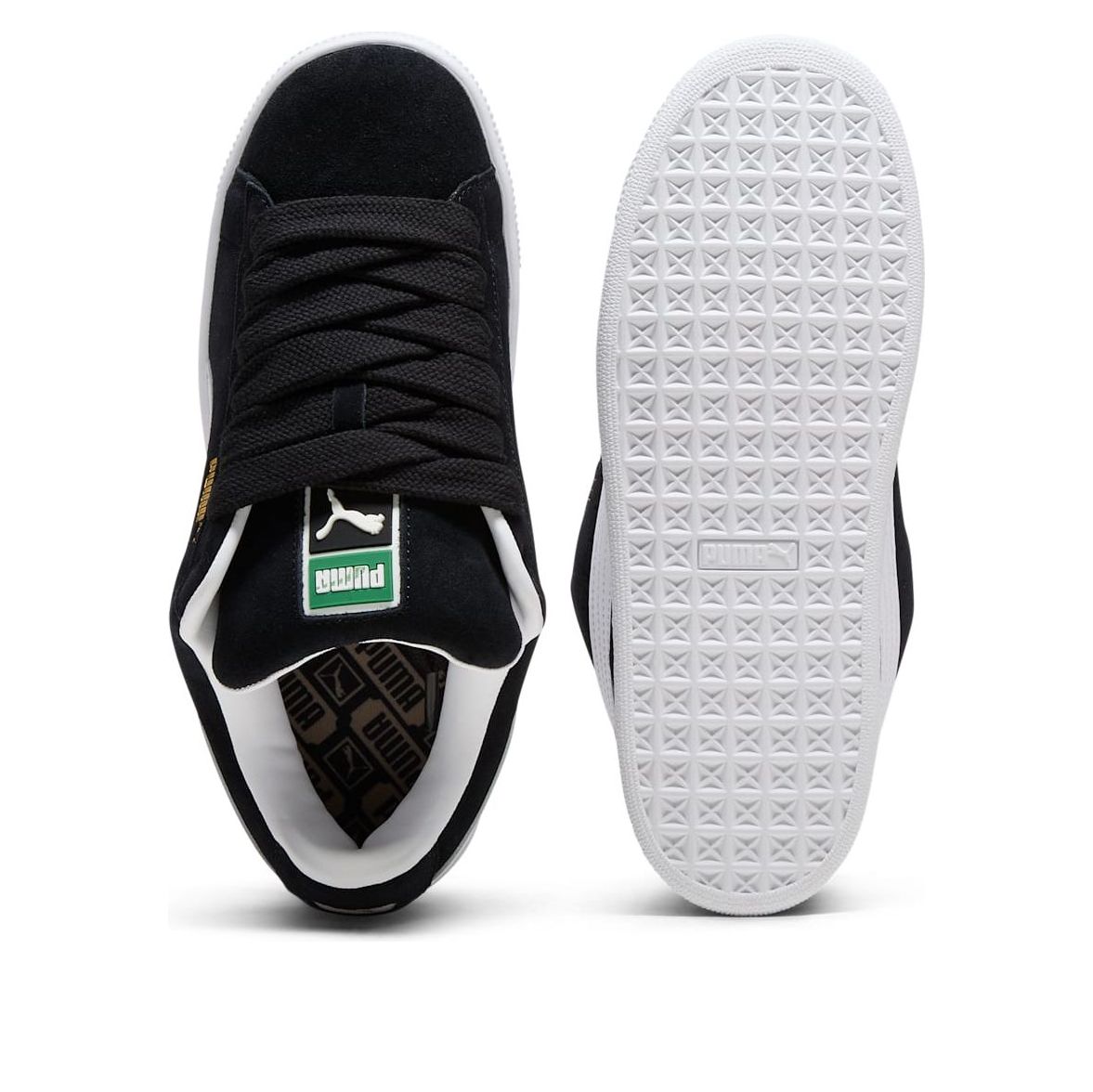 (WMNS) PUMA Suede XL 'PUMA Black PUMA White' 397648-02