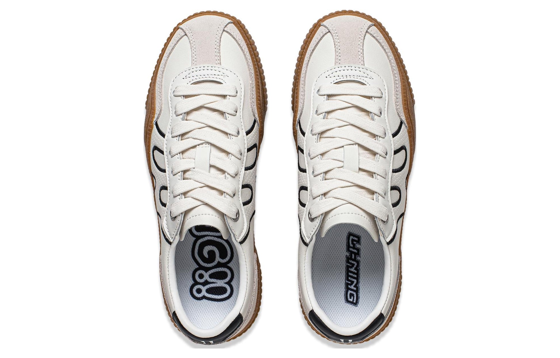 (WMNS) Li-Ning Yunchuan V2 'White Black Gum' AGCT394-5