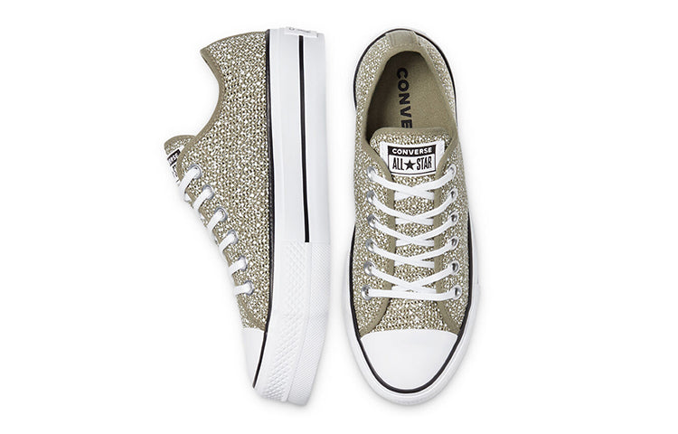 (WMNS) Converse Chuck Taylor All Star Platform Low 'Light Field Surplus' 570791C
