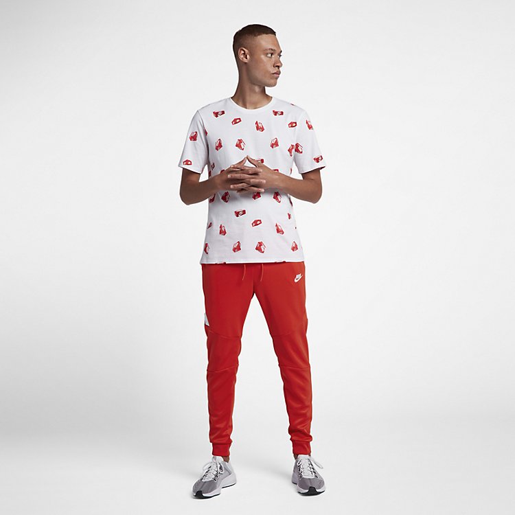 Nike Sportswear Tech Icon Knit Pants 'Habanero Red' AQ0831-634