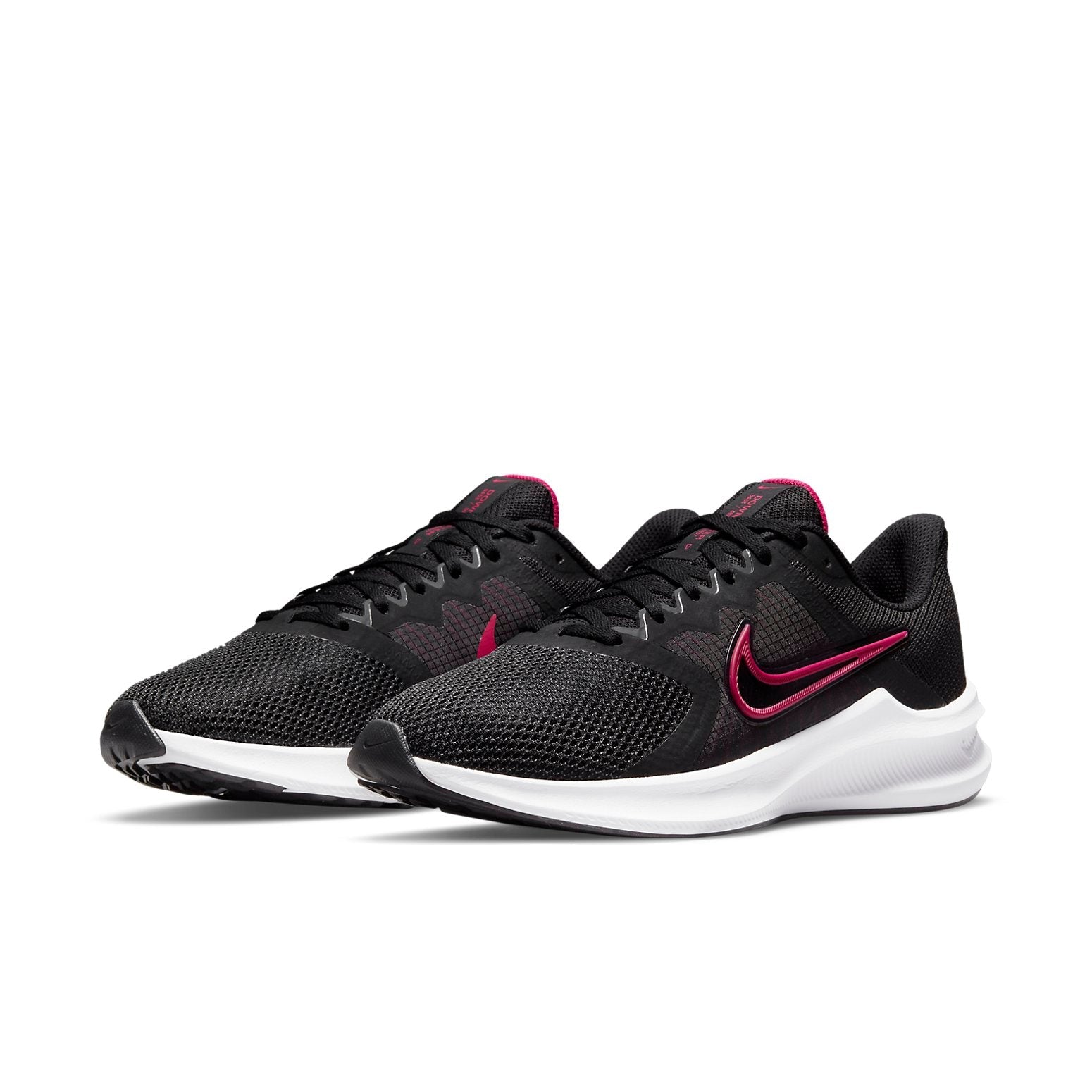 (WMNS) Nike Downshifter 11 'Black Fireberry' DJ2680-004