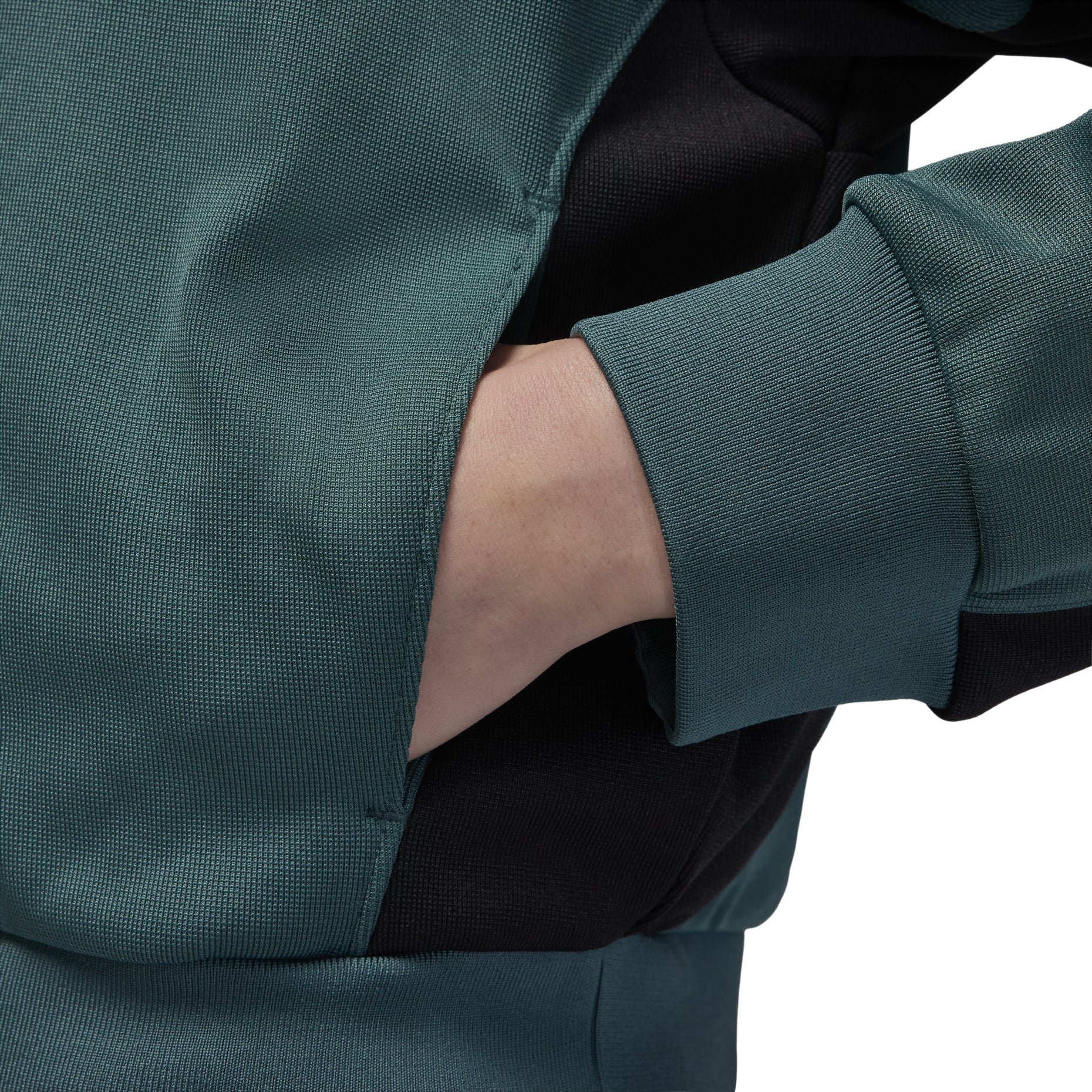 (WMNS) Air Jordan Knit Jacket Asia Sizing 'Dark Green' FV7105-366
