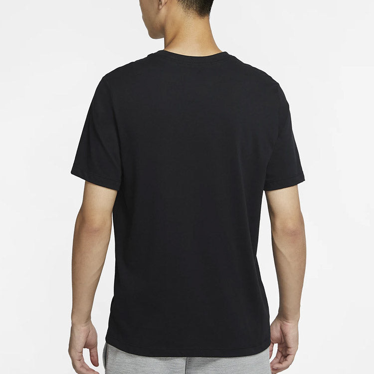 Nike Dri-FIT LeBron Logo Round Neck Quick Dry Basketball Sports Short Sleeve Black CV2048-010