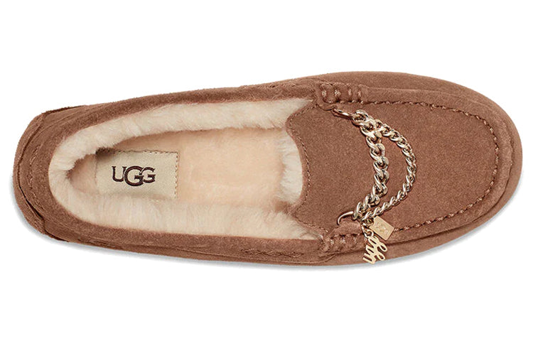 (WMNS) UGG Ansley Chain Loafer 'Chestnut' 1127330-CHE