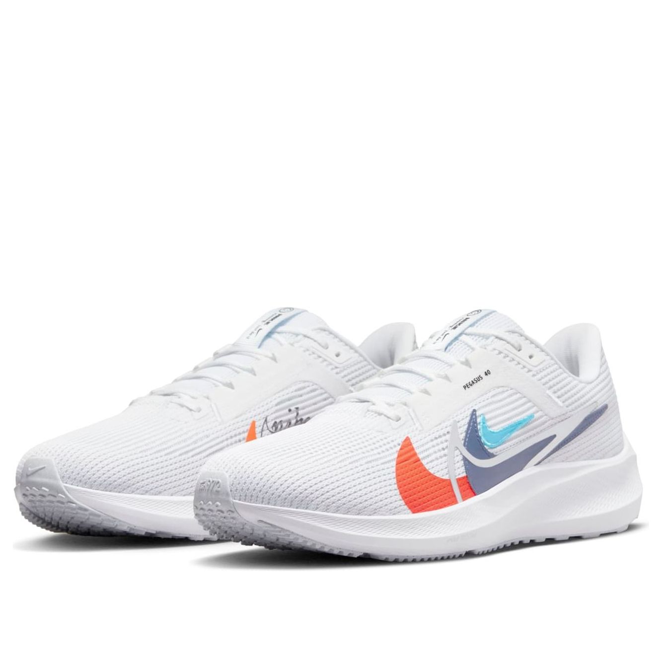 Nike Air Zoom Pegasus 40 PRM 'White Multi Color' FB7179-100