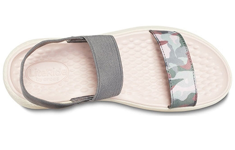 (WMNS) Crocs Literide Graphic Sandals 'Grey' 205375-0E9