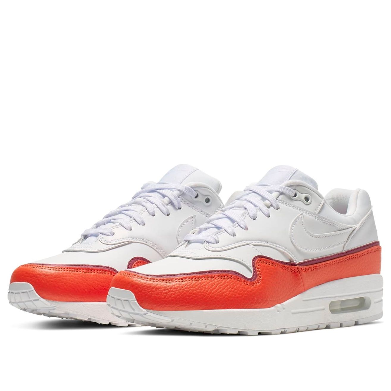 (WMNS) Nike Air Max 1 'Double Layer - Red' 881101-102