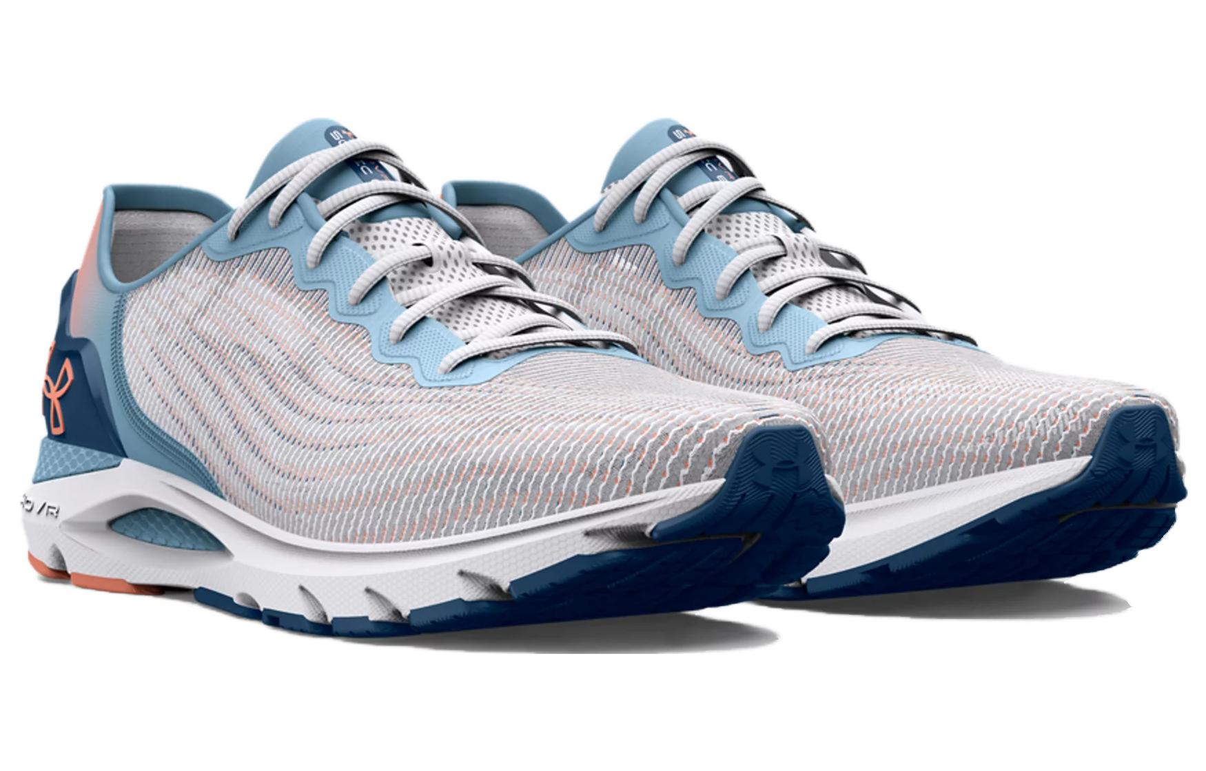 (WMNS) Under Armour Hovr Sonic 6 Breeze Running Shoes 'White Blue' 3026266-400