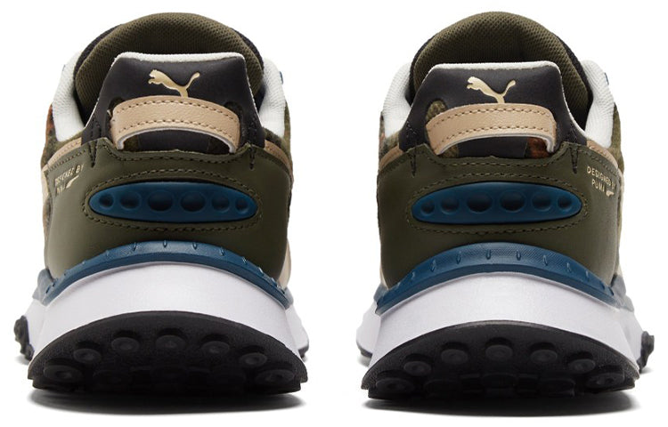 PUMA Wild Rider Flannel 'Green Blue' 384186-02