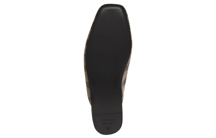 (WMNS) Balenciaga BB Monogram Cosy Mules 'Beige Brown' 653879W2I103020