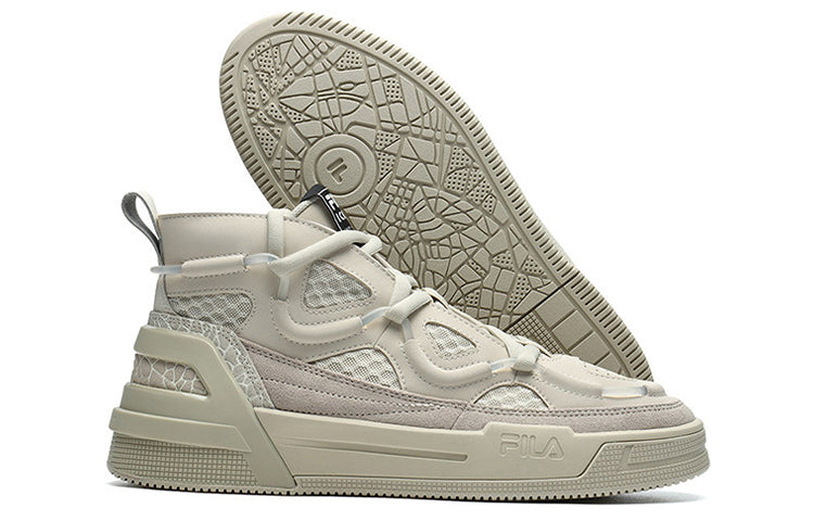 FILA High Top Retro Basketball Shoes Gray F12M141201FLF