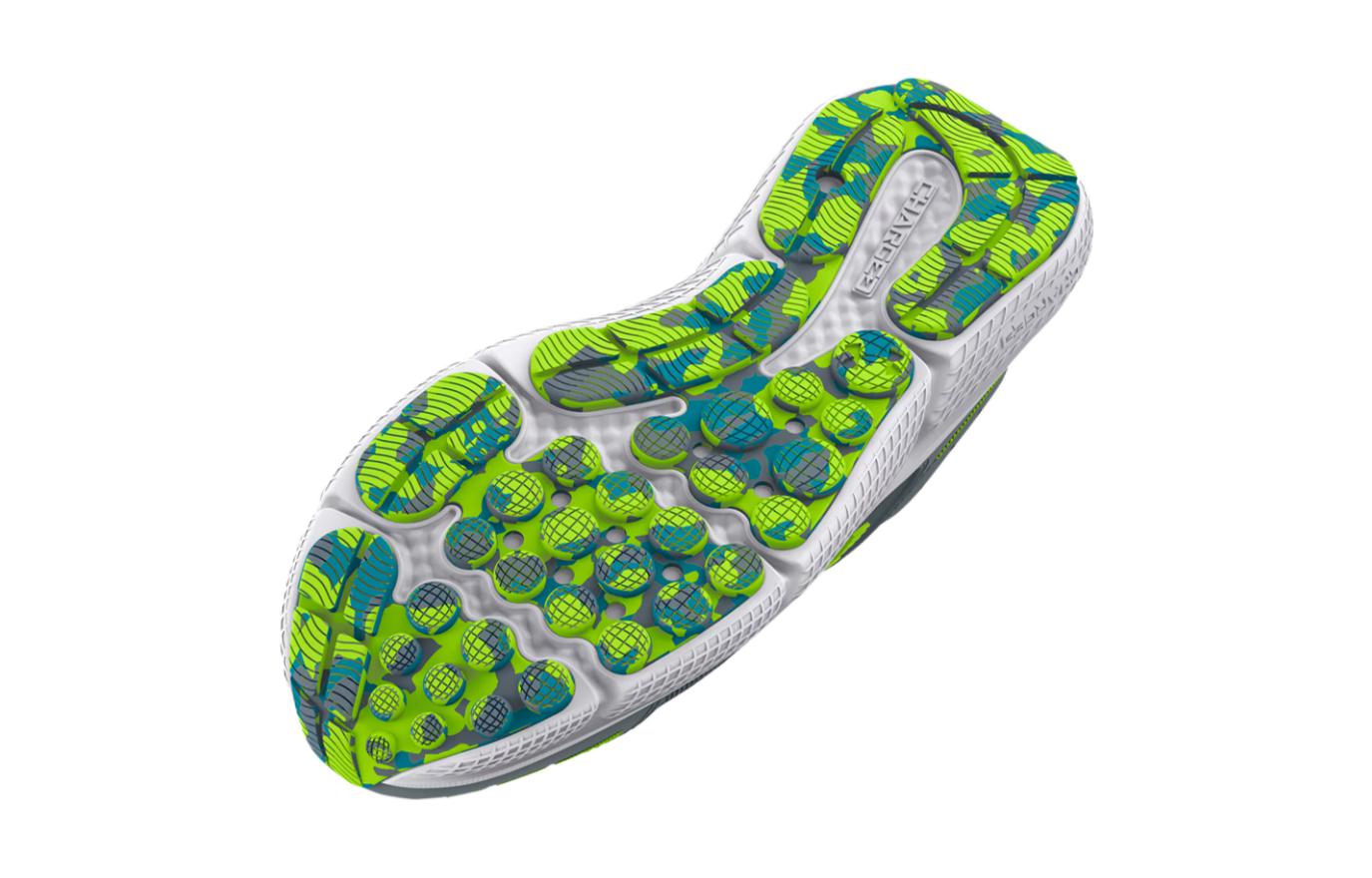 (GS) Under Armour Assert 10 AC Wide 'Gravel Lime Surge' 3026185-101
